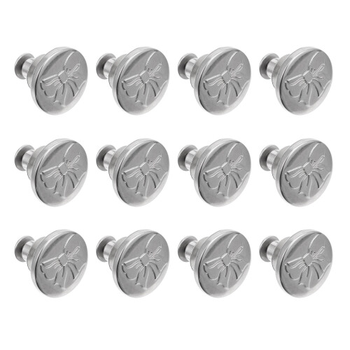 24St Zwarte Knopen, Verstelbare Alloy Taille Expander 1