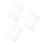 3Pcs PVC Transparent Notebook Cover Sturdy Book Protector for School 9