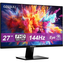 27 Inch Computer Monitor, PC Gaming Monitors 144Hz, 5ms, FHD 1080p,