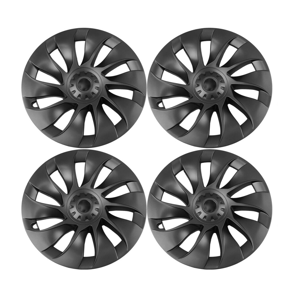 20 Inch Whirlwind Style Wheel Covers Set Of 4 Sporty Rim Upgrade For Tesla Model Y 20202024 Gray 9174973692461
