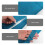 1Pc Folding Blue Storage Box Non-Woven Fabric Multipurpose Organizer 3