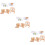 3 Sets Roterende Letterblokken Flashcards Leer Speelgoed 9