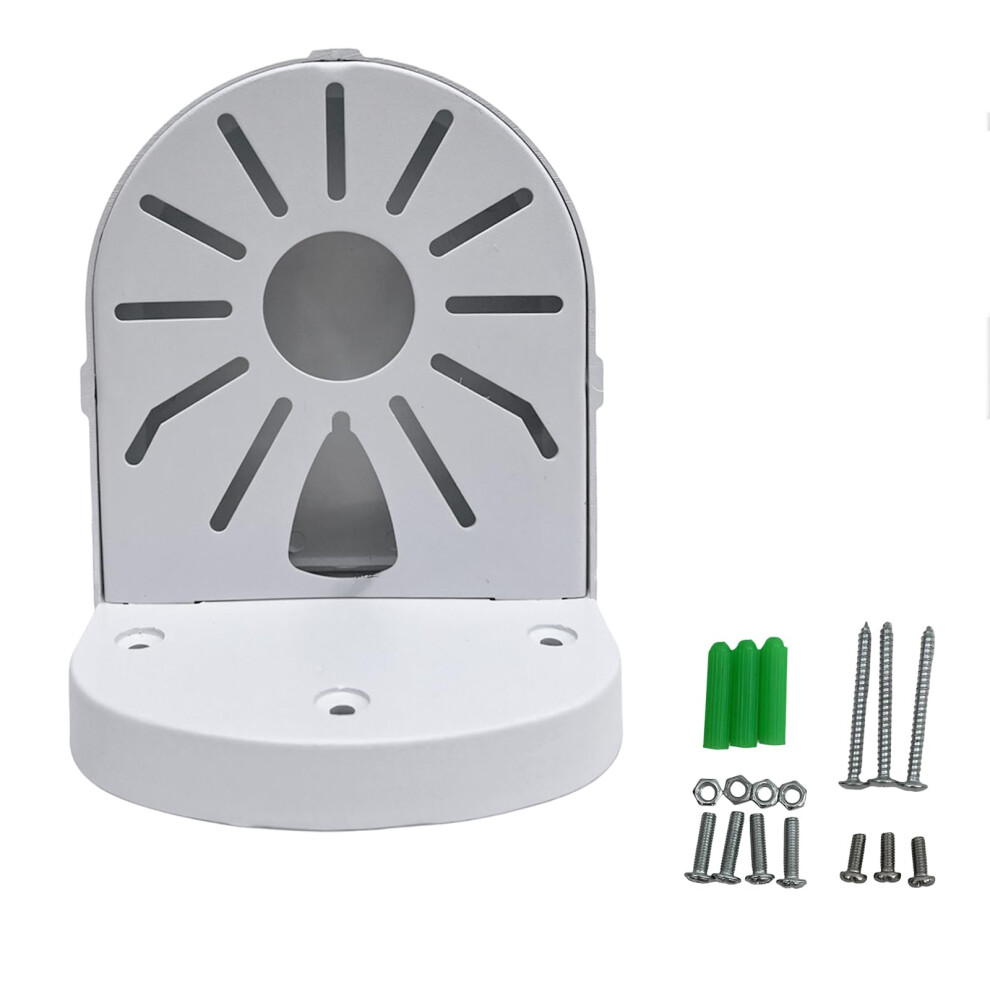 Security Camera Wall Mount With Builtin Junction Box, 4.5In Aluminum Lshape Outdoor Dome Bracket 9113335840638