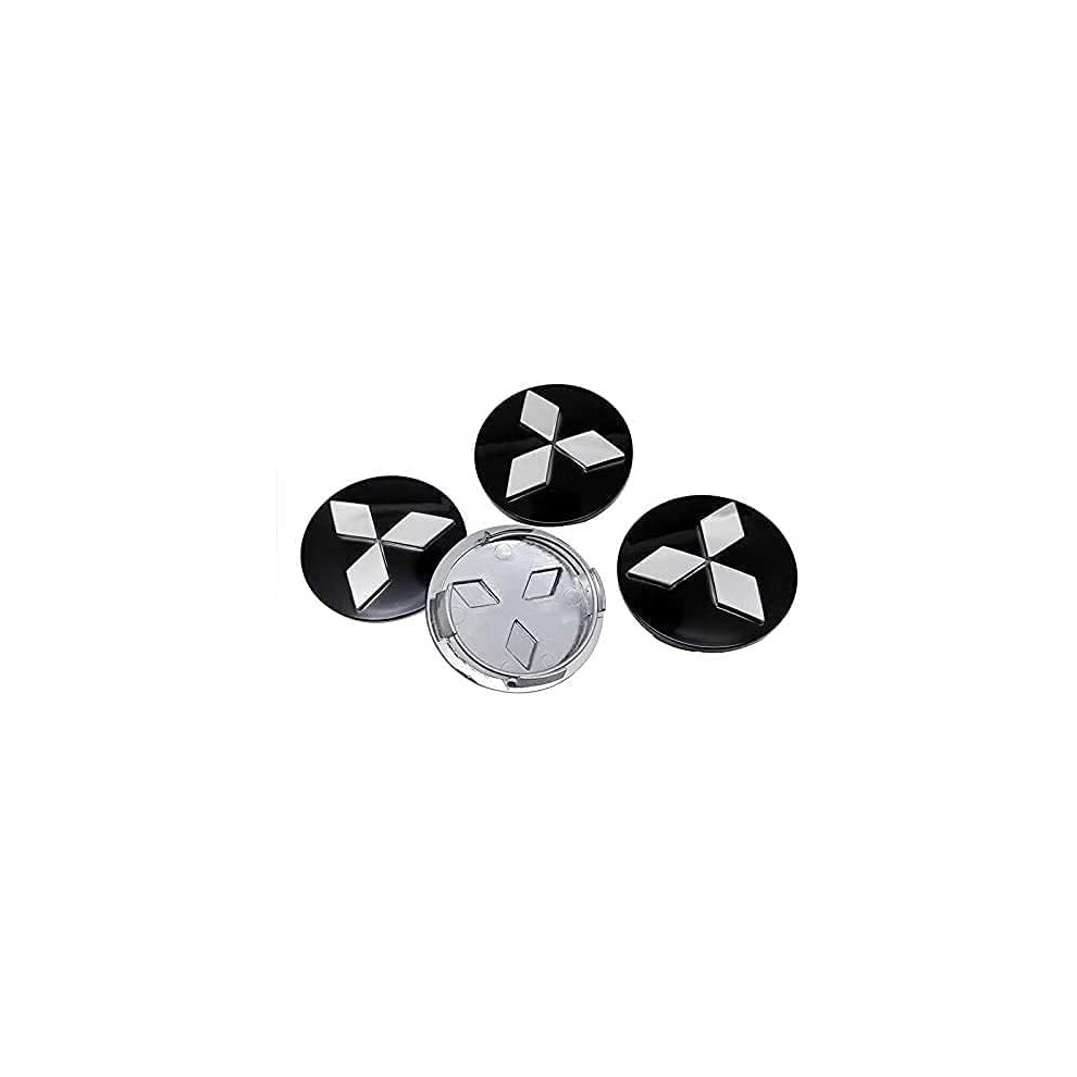 4 Pcs 60Mm Wheel Center Caps For Mitsubishi Asx Lancer Outlander Eclipse Pajero, Restores Factory Look 9044945565287