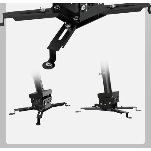 Adjustable Telescopic TV Wall Mount and Projector Bracket for 2670 Inch Screens SpaceSaving 1