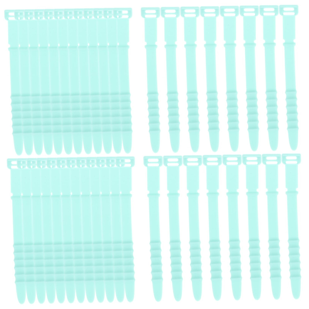 50Pcs Reusable Silicone Cable Organizer Ties For Tangle Cord Management And Electronics 9113335841222