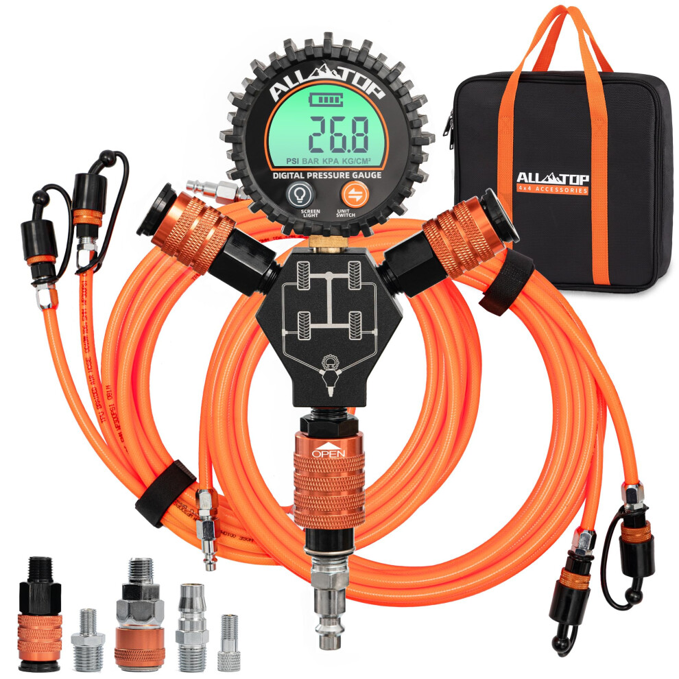 Tire Inflation Deflation System 0.1 Psi Precision 4X4 Air Management Kit For Offroad Truck 9174973694007