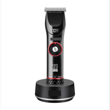 Professional Hair Trimmer for Men, Rechargeable Electric Hair Clipper with Long Battery Life and Steel Scissors