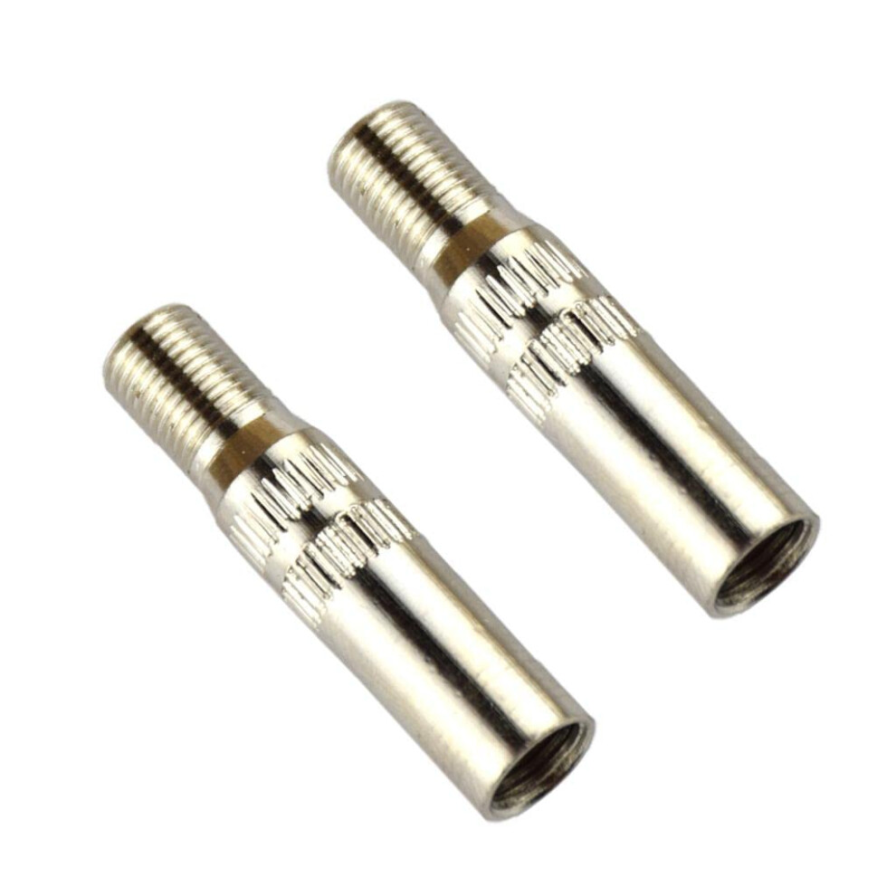 Tire Valve Caps Chrome Brass CorrosionâResistant ScrewâOn Wheel Stem Covers For Car Motorcycle 2ÂPack 9044945565720