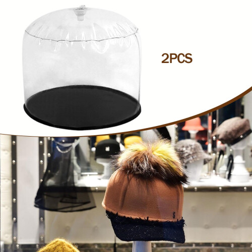 Inflatable Hat Stand Clear PVC Display Holder for Hat Shape Protection Retail Home Storage 1