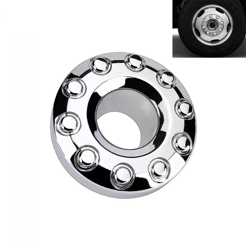 Chrome Front Wheel Center Cap For Ford F450 F550 Super Duty 0517 10 Lug, Oem Replacement Set 9044945565768