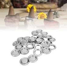 50 Stück Metall-Turm-Opferkerzenteller Retro-Kegel-Halter für Schreibtische & Bücherregale