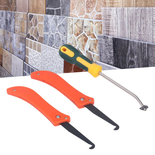 Grout Hand Saw Kit Easy To Use Arc Ergonomic Handle Grout Removal Tool With Replaceable Blade Wide Application Universal 1