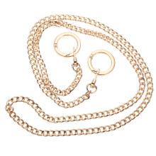 3Stk Kettenriemen Für Schultertaschen, Goldfarbene Glatte Metallketten