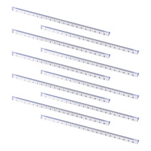 50Stk Transparentes - Und -Lineal Aus Robustem