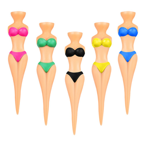 25Stk ABS Golfs Tees Bikini Form Stabile Golfs Ball Halter 1