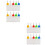 20Pièces Flacons Squeeze Multicolores Pour Colle Huile Précise 6