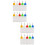 20Pièces Flacons Squeeze Multicolores Pour Colle Huile Précise 7