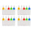 20Pièces Flacons Squeeze Multicolores Pour Colle Huile Précise 2