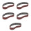 5Pcs Multi-Functional Brown Sanding Belts for Belt Sander 80 Grit 8