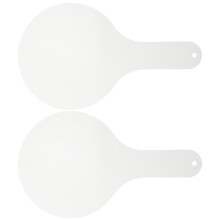 4St Stevig Draagbaar Dry Erase Paddle Witbord Met Handgreep