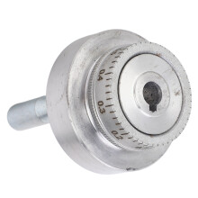 Drehbank-Handrad Alu 50mm 0-1mm Skala