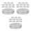 36Pcs Empty Tinplate Cookie Tins Silver Round Metal Storage Containers 7