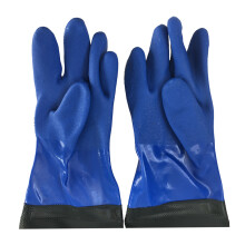 2Paren Waterdichte Industriële Handschoenen Zwart, Antislip PVC Design