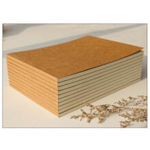 2St Blank Kraft Notepad Lichtbruin Schrijven Dagboek