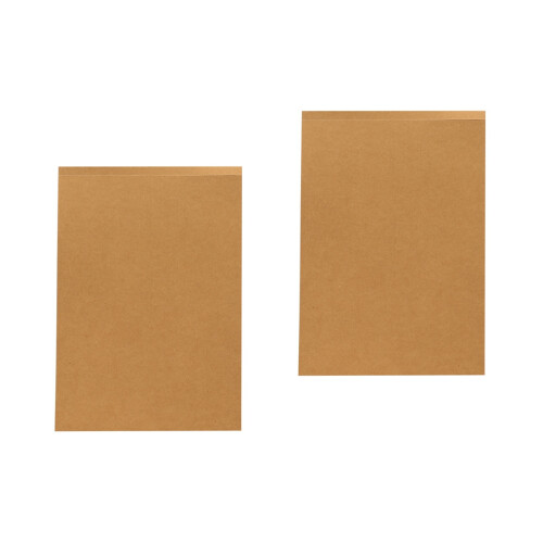2St Blank Kraft Notepad Lichtbruin Schrijven Dagboek 2