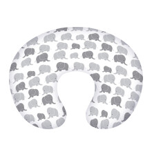 Ergonomic Breastfeeding Pillow with Breathable Cotton and Washable Cover for Comfortable Feeding
