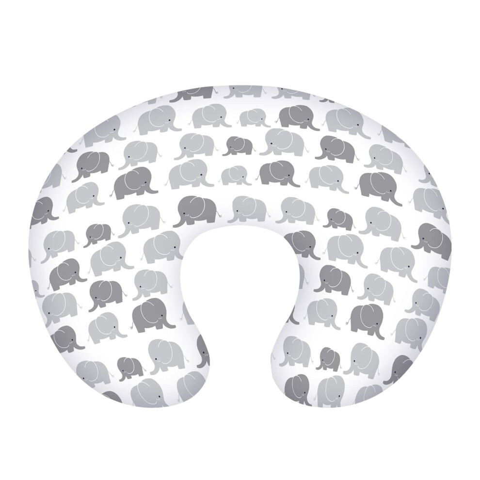 Ergonomic Breastfeeding Pillow with Breathable Cotton and Washable Cover for Comfortable Feeding
