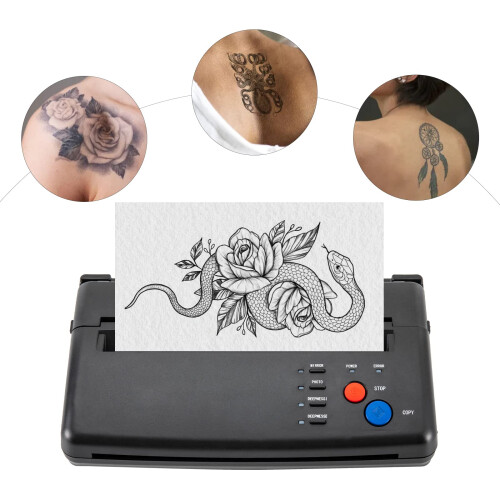 Tattoo Stencil Printer with Temperature Control, Sharp Stencil Lines, Ink Mirror Transfer 2