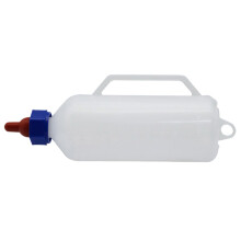 1L Calf and Lamb Feeding Bottle with Soft Nipple Design, Easy Clean and Durable for Farm Use