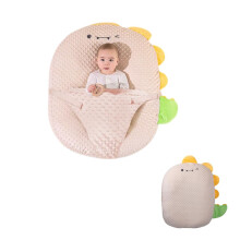 Breastfeeding Pillow with Angled Feeding Support and Removable Washable Cover for Moms Pink
