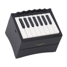 Calendario de piano 2025 52 piezas musicales 13x9x8.7cm negro