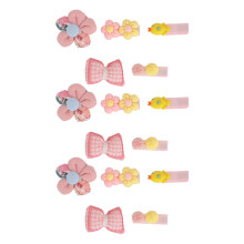 Hair Clips with Nonslip Secure Hold and Gentle Fabric Wrap for Girls Women Kids Babies