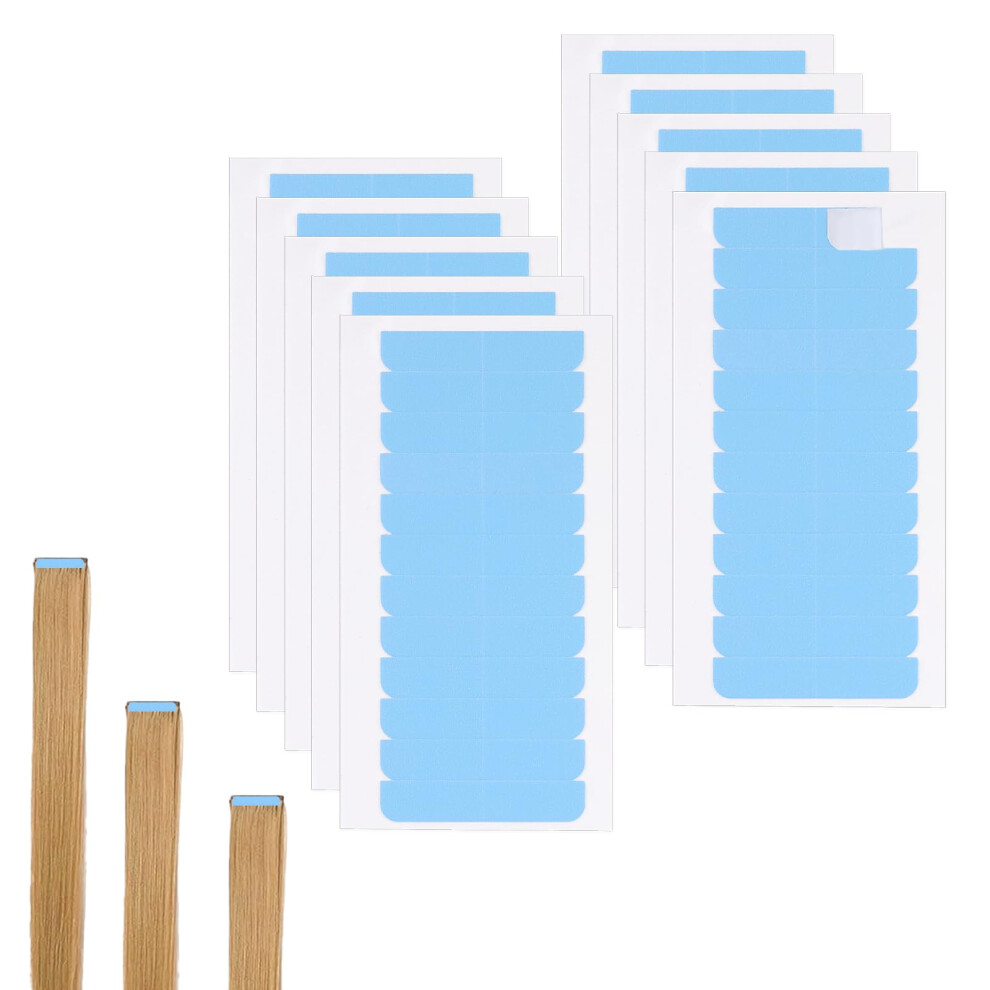 Hair Extension Tape 120pcs Double Sided Waterproof Adhesive Tabs for Tape In Hair Extensions