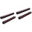 2Sets Wandhalter Holz Für Billardqueues Dunkelbraun 6