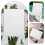 2Pièces Tableau Mémo Effaçable Blanc Double Face Pour Usage Maison 3