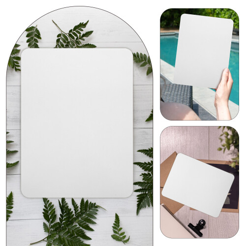 2Pièces Tableau Mémo Effaçable Blanc Double Face Pour Usage Maison 2