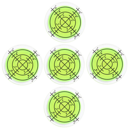 25Pièces Niveau À Bulle Petit Vert Portable Multiusage 2