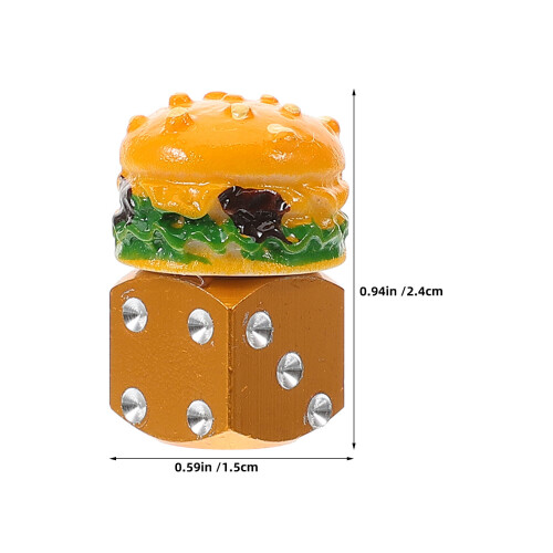 4 Pièces Bouchons De Valve Pour Route Et Tout Hamburger 1