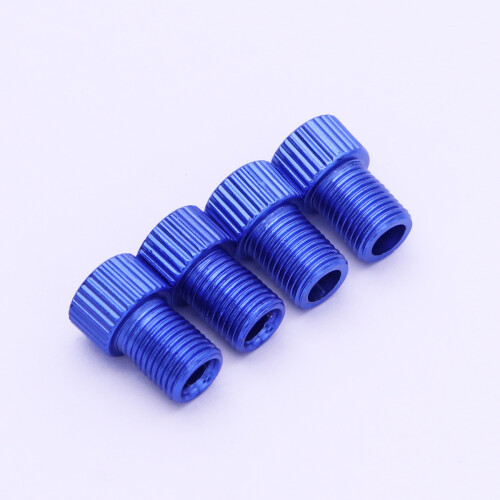 4Pièces Adaptateurs Valve À En Alliage Aluminium 2