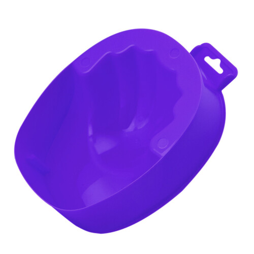 2Pièces Récipient Manucure Violet Usage Salon Ou Maison Durable