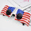 3Pcs Multi Flag Party Glasses Comfortable Lightweight Eyewear 4
