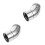 2Pcs Durable Silver Brass Shower Elbow Adapter for Handheld Showers 8