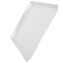 3Pcs Aluminum Alloy Pizza Baking Tray Perforated Silver Nonstick Pan