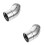 2Pcs Durable Silver Brass Shower Elbow Adapter for Handheld Showers 7