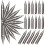 45Pièces Accessoires Stylo Plume Gris Pour Pratique 1